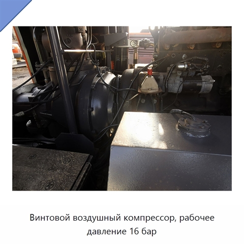 Винтовой воздушный компрессор, рабочее давление 16 бар
