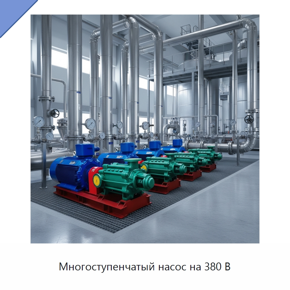 Многоступенчатый насос на 380 В — Насосы