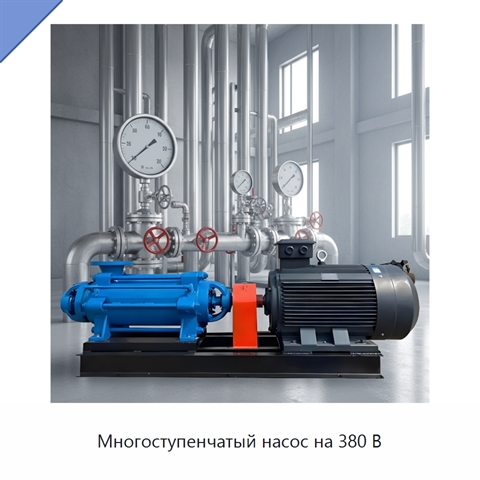 Многоступенчатый насос на 380 В