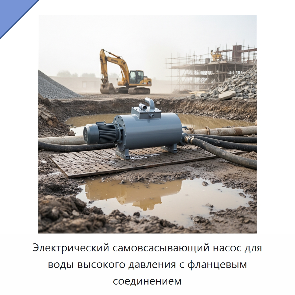 Электрический самовсасывающий насос для воды высокого давления с фланцевым соединением — Насосы