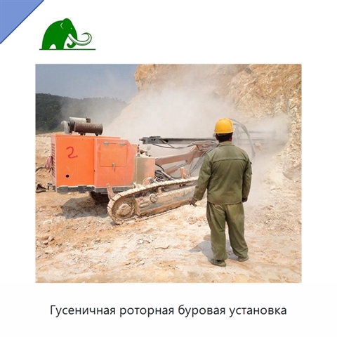 Гусеничная роторная буровая установка