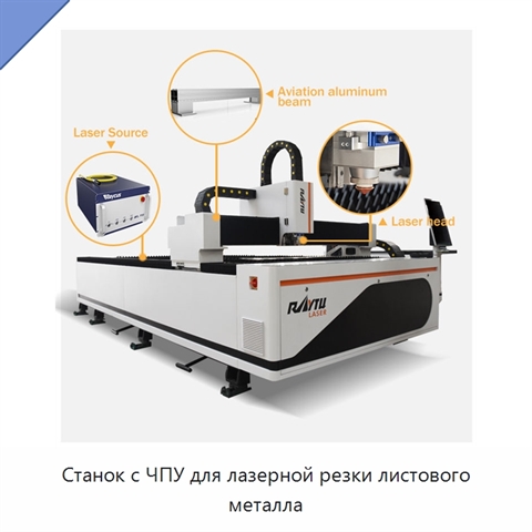 Станок с ЧПУ для лазерной резки листового металла
