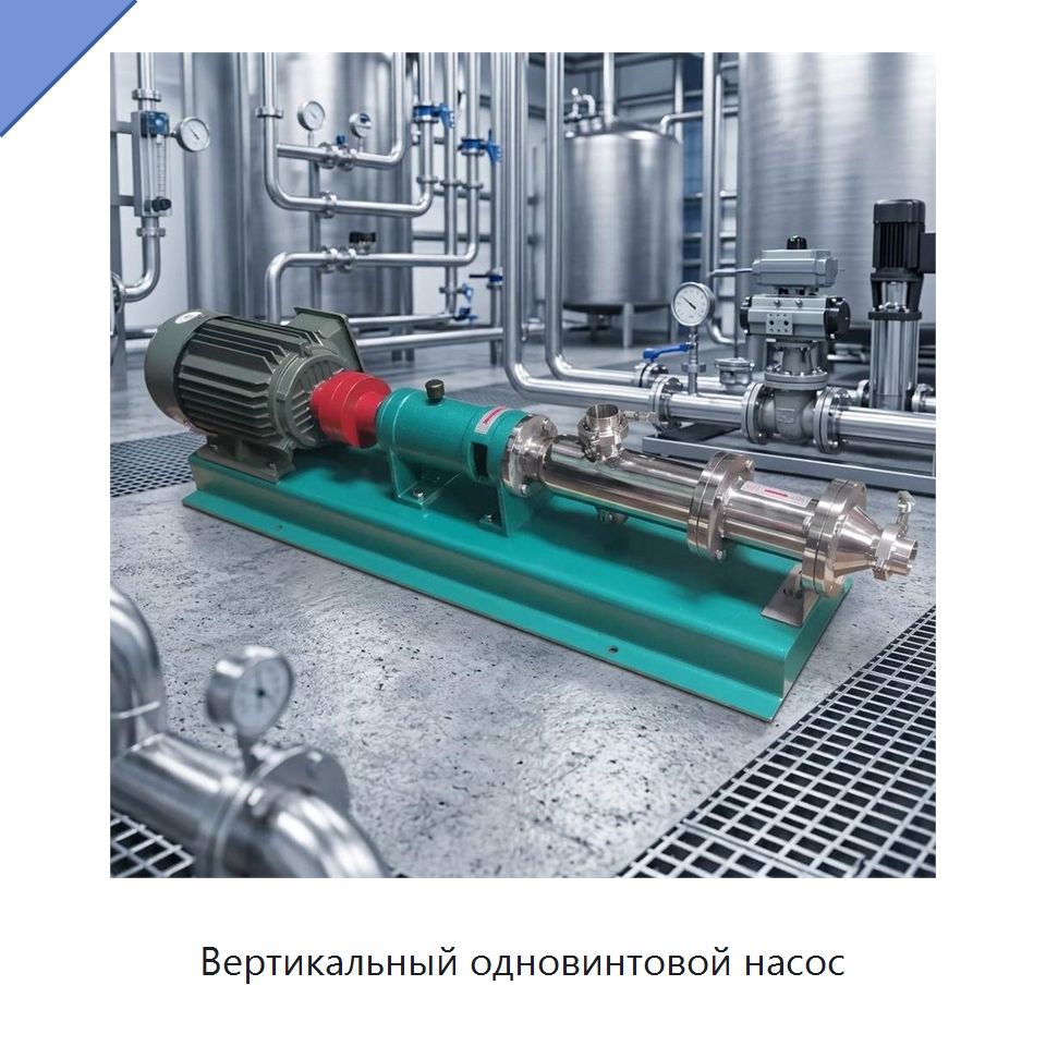 Вертикальный одновинтовой насос — Насосы