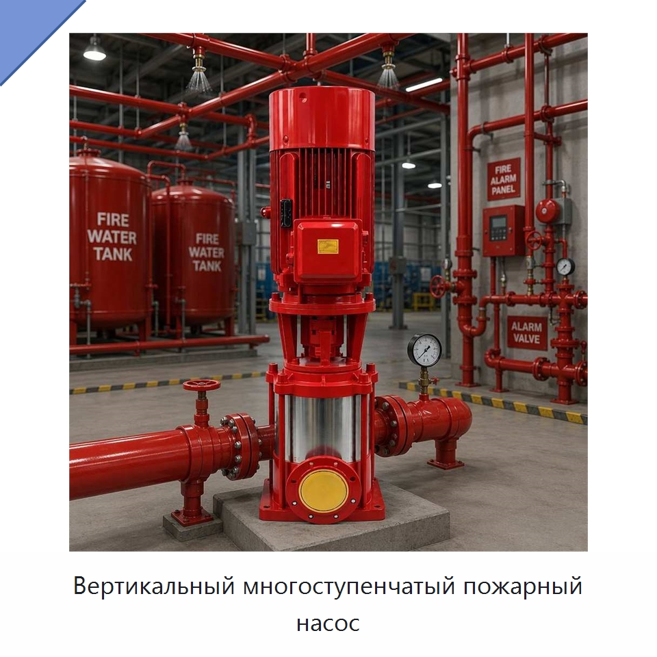 Вертикальный многоступенчатый пожарный насос — Насосы