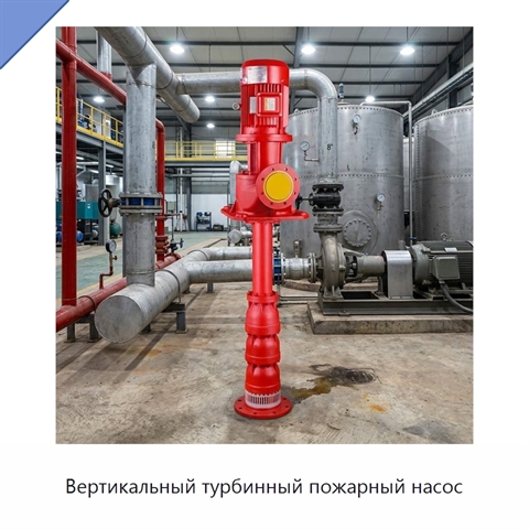 Вертикальный турбинный пожарный насос