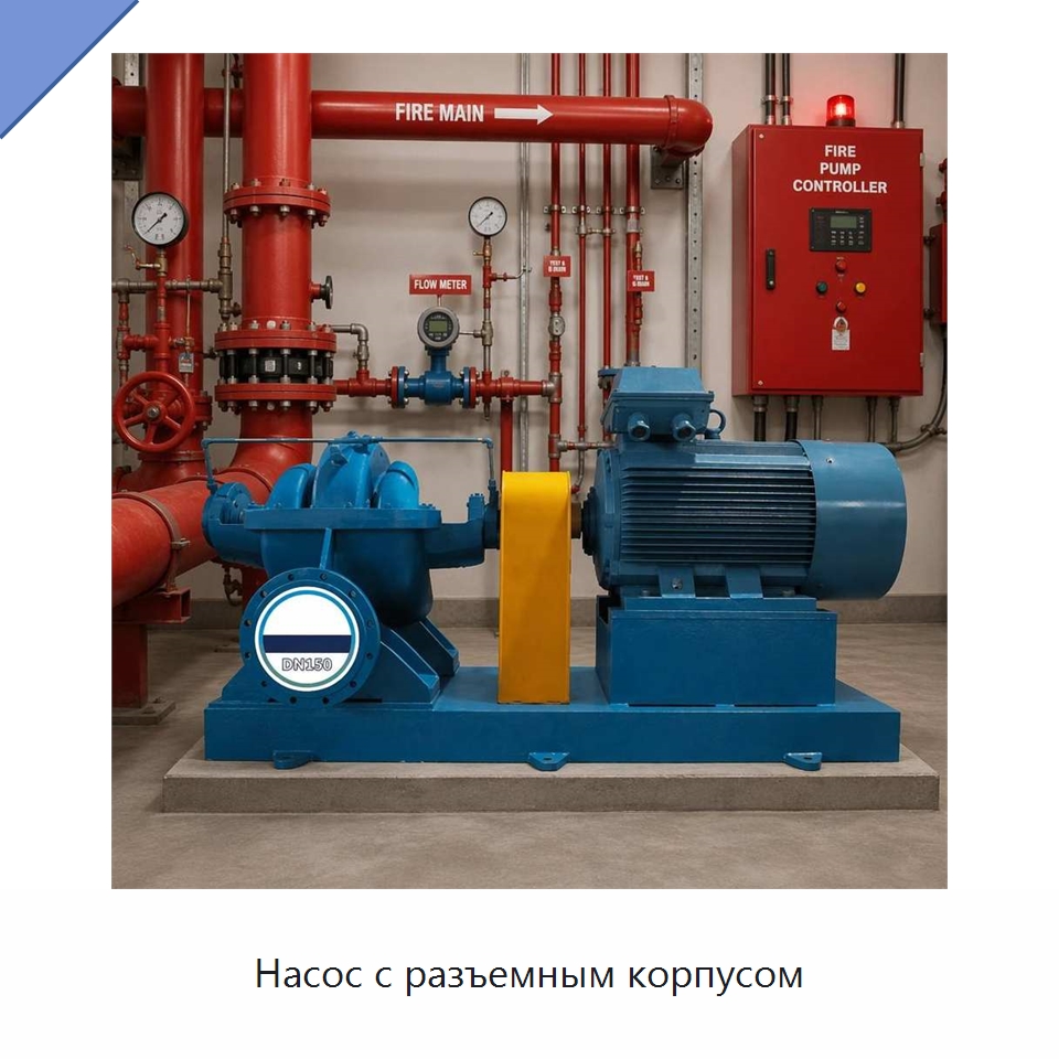 Насос с разъемным корпусом — Насосы