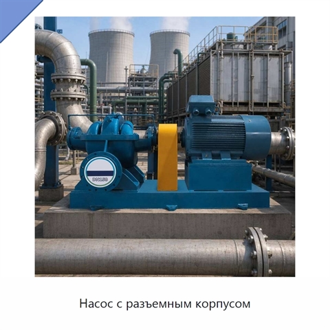 Насос с разъемным корпусом