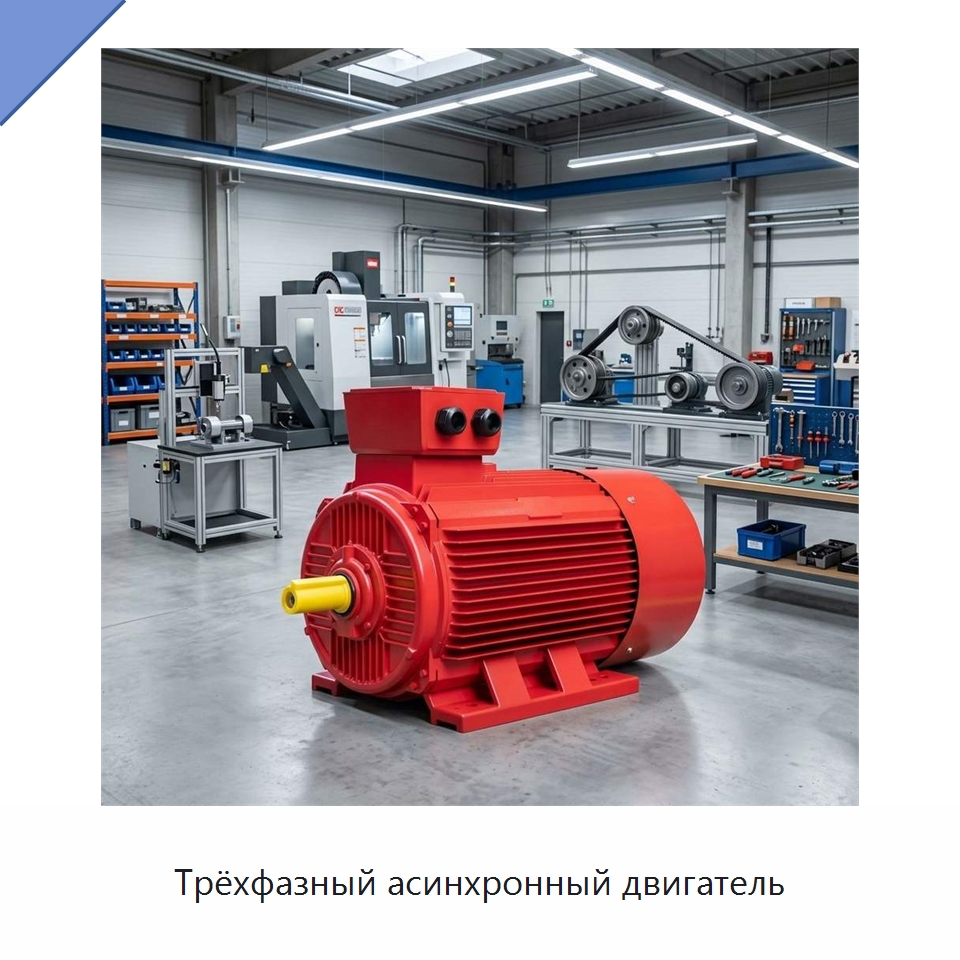 Трёхфазный асинхронный двигатель — Электродвигатели переменного тока