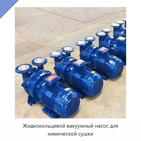 Жидкокольцевой вакуумный насос для химической сушки