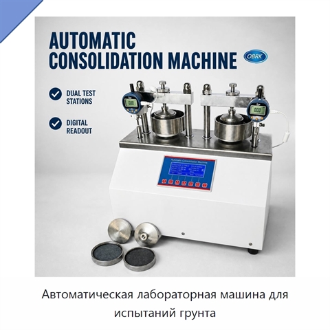 Автоматическая лабораторная машина для испытаний грунта