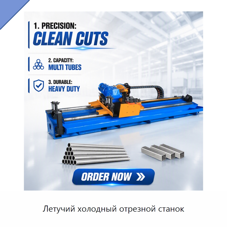 Летучий холодный отрезной станок — Линии для производства труб