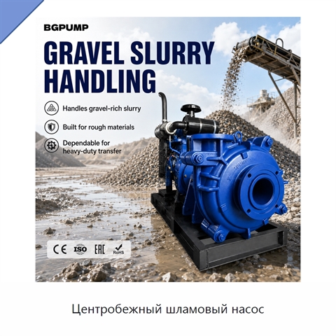 Центробежный шламовый насос