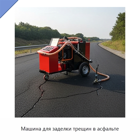 Машина для заделки трещин в асфальте