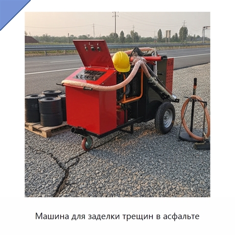 Машина для заделки трещин в асфальте