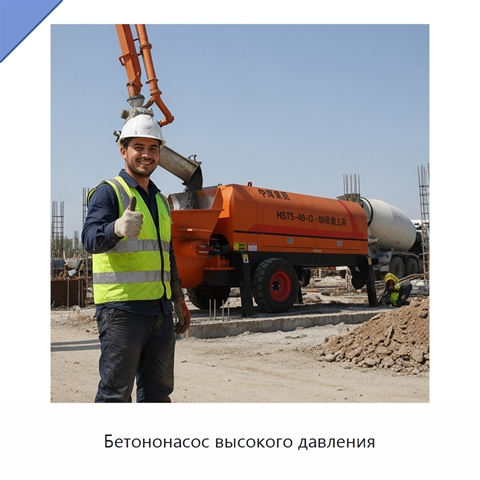 Бетононасос высокого давления