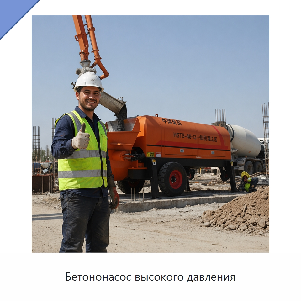Бетононасос высокого давления — Оборудование для работы с бетоном