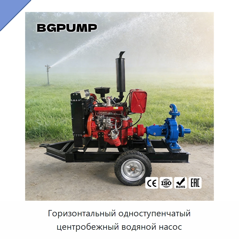 Горизонтальный одноступенчатый центробежный водяной насос — Насосы