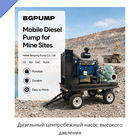 Дизельный центробежный насос высокого давления
