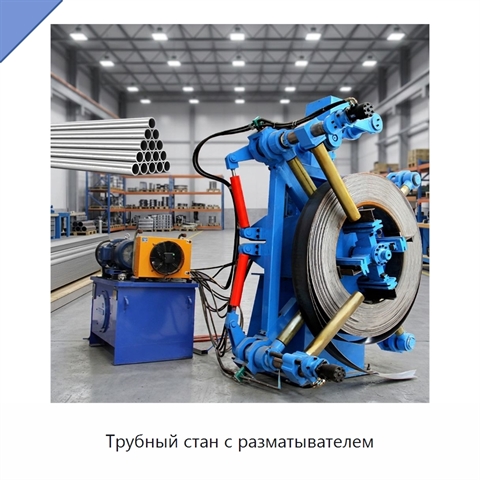 Трубный стан с разматывателем