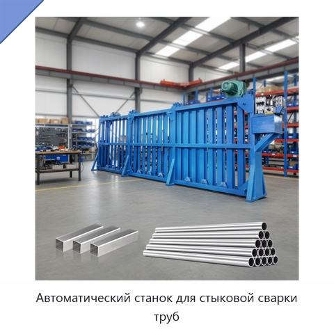 Автоматический станок для стыковой сварки труб