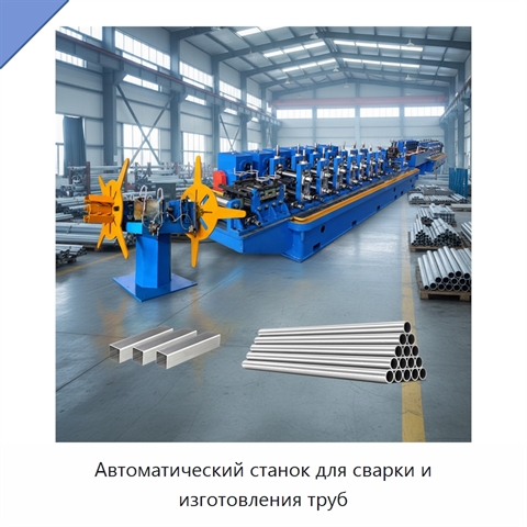 Автоматический станок для сварки и изготовления труб