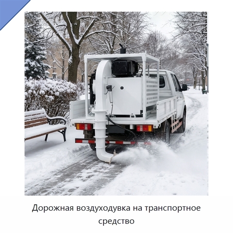 Дорожная воздуходувка на транспортное средство