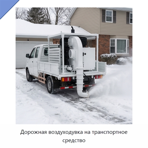 Дорожная воздуходувка на транспортное средство