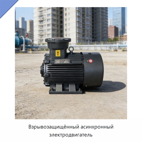 Взрывозащищённый асинхронный электродвигатель