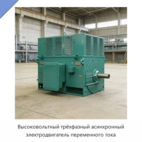 Высоковольтный трёхфазный асинхронный электродвигатель переменного тока