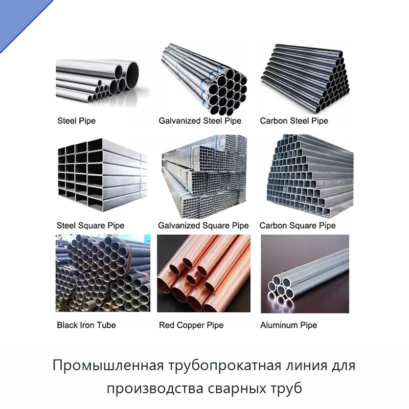 Промышленная трубопрокатная линия для производства сварных труб — Линии для производства труб