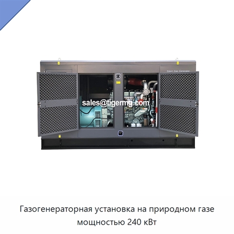 Газогенераторная установка на природном газе мощностью 240 кВт