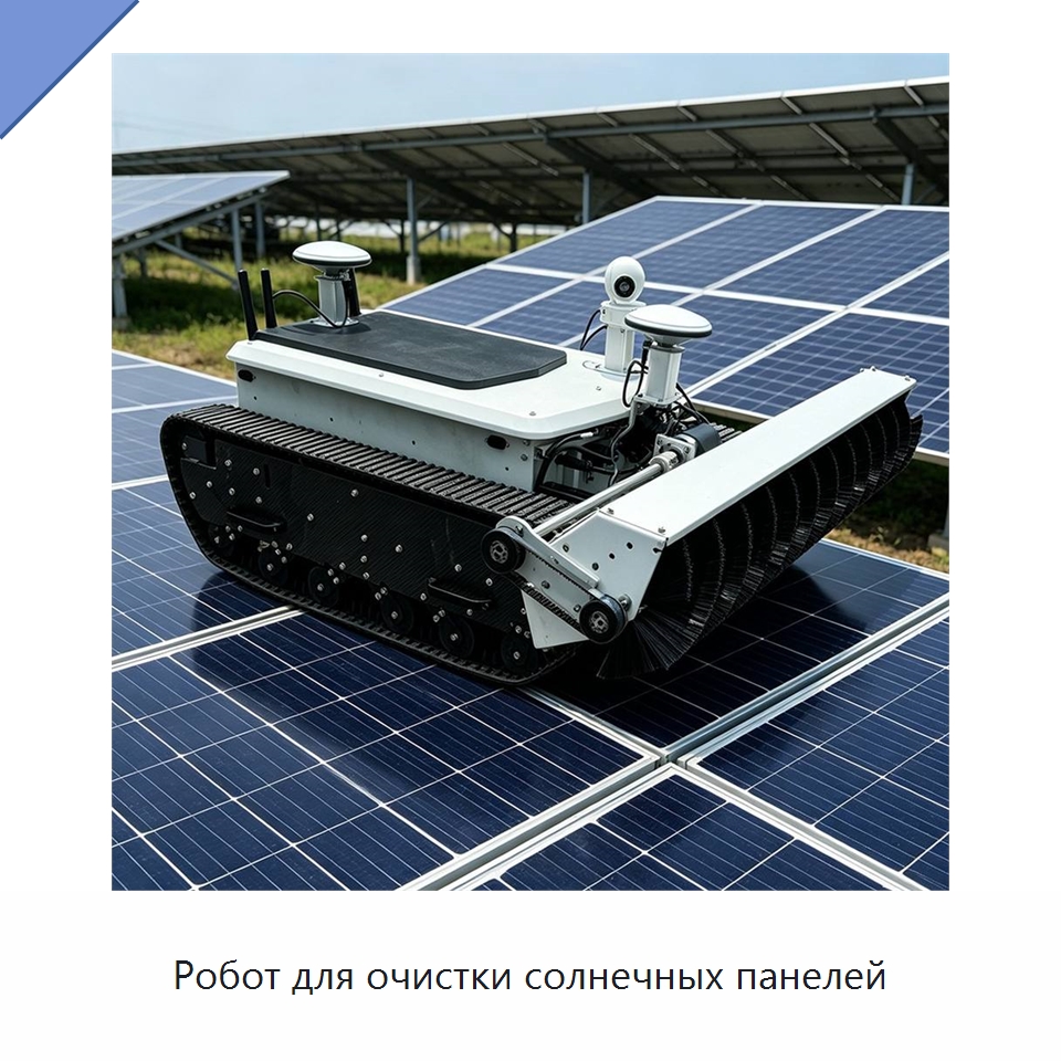 Робот для очистки солнечных панелей — Специальная строительная техника