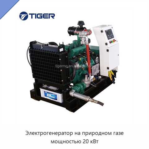 Электрогенератор на природном газе мощностью 20 кВт