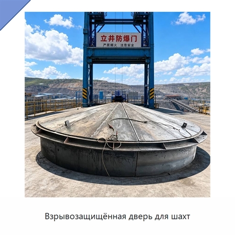 Взрывозащищённая дверь для шахт