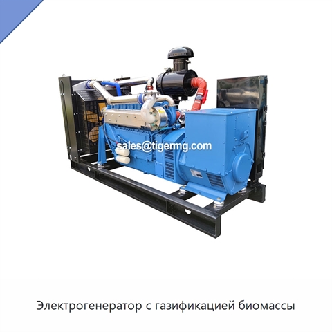 Электрогенератор с газификацией биомассы