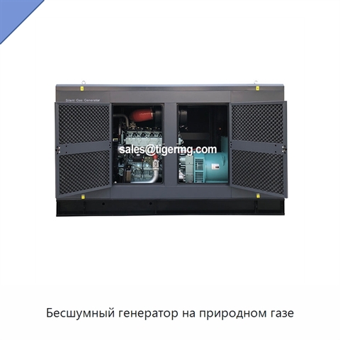 Бесшумный генератор на природном газе