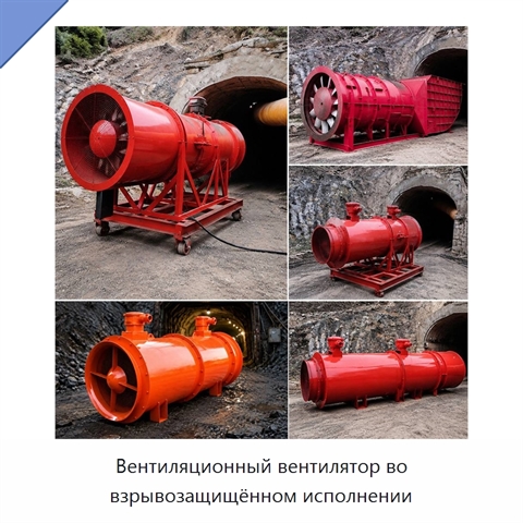Вентиляционный вентилятор во взрывозащищённом исполнении