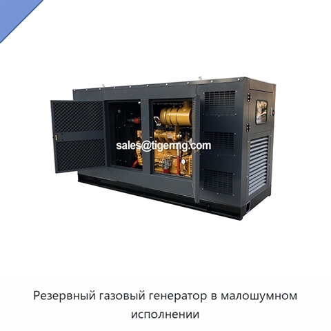 Резервный газовый генератор в малошумном исполнении