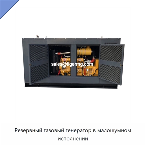 Резервный газовый генератор в малошумном исполнении
