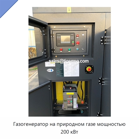 Газогенератор на природном газе мощностью 200 кВт