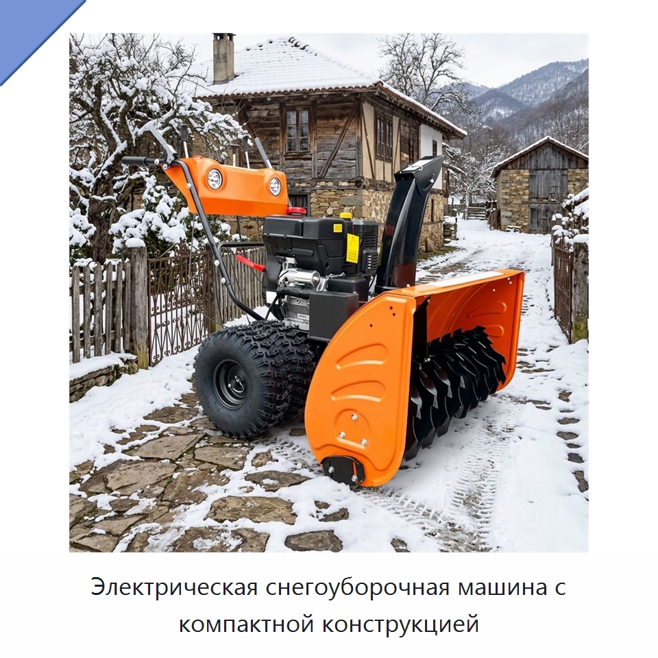 Электрическая снегоуборочная машина с компактной конструкцией — Коммунальная техника