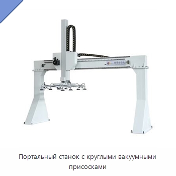Портальный станок с круглыми вакуумными присосками — Специальное деревообрабатывающее оборудование
