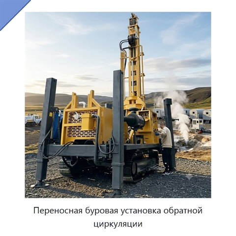 Переносная буровая установка обратной циркуляции