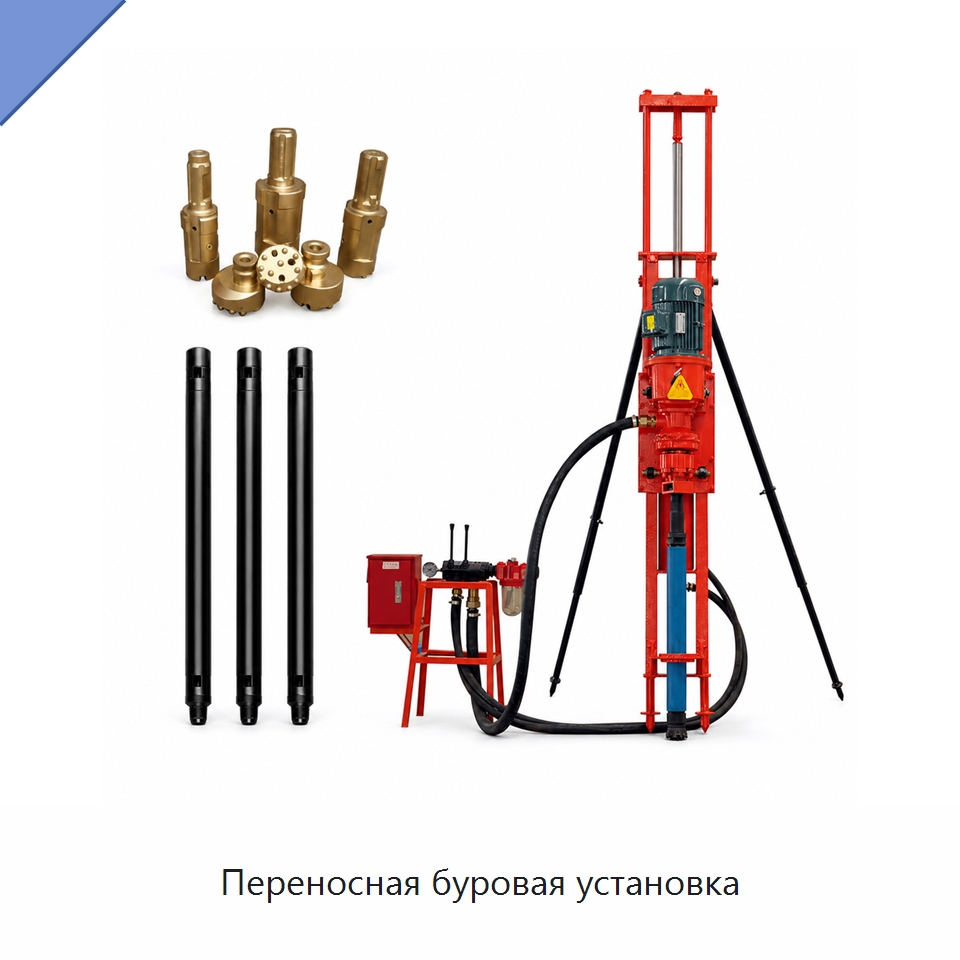Переносная буровая установка — Горнодобывающее оборудование