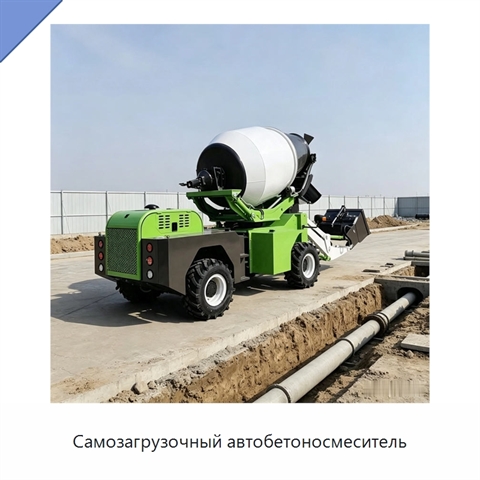 Самозагрузочный автобетоносмеситель