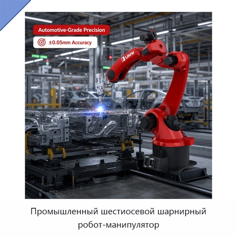 Промышленный шестиосевой шарнирный робот-манипулятор