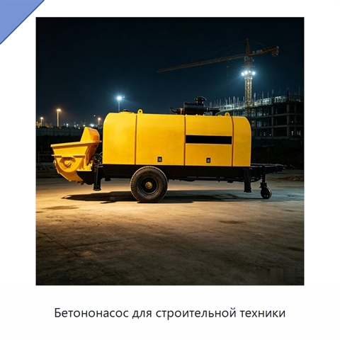 Бетононасос для строительной техники