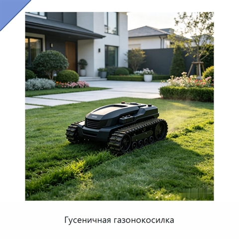 Гусеничная газонокосилка