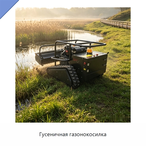 Гусеничная газонокосилка