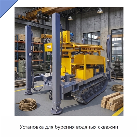 Установка для бурения водяных скважин